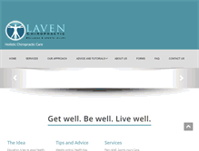 Tablet Screenshot of lavenwellness.com